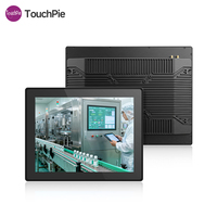PC Panel Sentuh Industri 10.1 Inci IP65 Tanpa Kipas RS232 RS485 GPIO untuk HMI PLC Medis