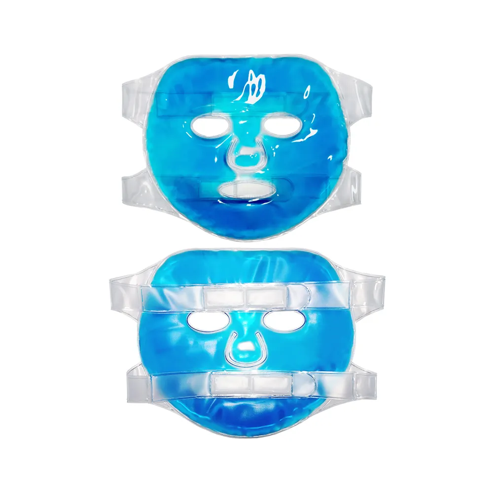 Soft PVC Gel facciale Ice PACK Hot Cold Therapy cuscinetti riutilizzabili confezioni di Gel di raffreddamento a pieno facciale