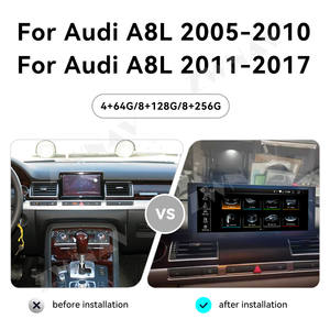 Zwnav 12.3 "วิทยุติดรถยนต์หน้าจอ IPS สำหรับ A8L Audi 2005-2010/2011-2017เครื่องเล่นมัลติมีเดีย GPS navig เฮดยูนิต - Product Image 2