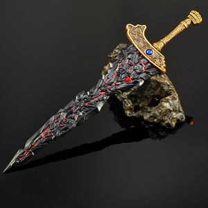 All'ingrosso <span class=keywords><strong>Elden</strong></span> Anello Maricos Spada Nera 30cm Personalizzabile in Metallo Spada Acciaio Modello da Collezione ecologica in lega - Product Image 5