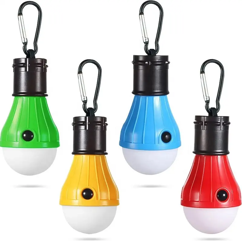 Portable Outdoor LED Camping Lantern Tent Light Bulb for Camping Hiking Fishing Storm - Battery Powered Emergency Light