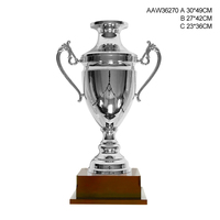 Trophées Coupes Métalliques Personnalisés en Gros, Récompenses 3D Dorées de Style Traditionnel Plaqué Fer avec Impression Numérique Offset, Plaques Sportives