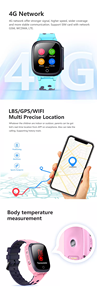 2025 Hot Bán LT25 4 gam trẻ em thông minh đồng hồ GPS Sim Thẻ IP67 không thấm nước SOS cuộc gọi video cho trẻ em Vòng đeo tay thông minh - Product Image 3
