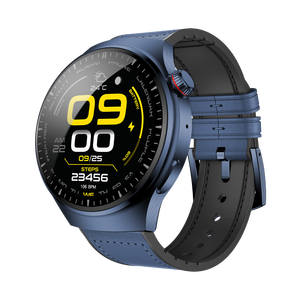 1.43 ''écran AMOLED G7 bracelet <span class=keywords><strong>bleu</strong></span> foncé <span class=keywords><strong>montre</strong></span> intelligente avec GPS boussole Altitude pression d'air 380mAh grande batterie - Product Image 1