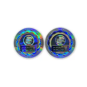 Biểu tượng tùy chỉnh Hologram sticker với mã QR Sticker dính Sticker tấm hoặc cuộn