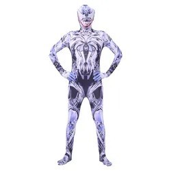 China Factory Supply Boys <strong>Spiderman</strong> Jumpsuit TV&amp;Movie <strong>Costumes</strong> Halloween Venom Cosplay Suits with Headwear - Product Image 6