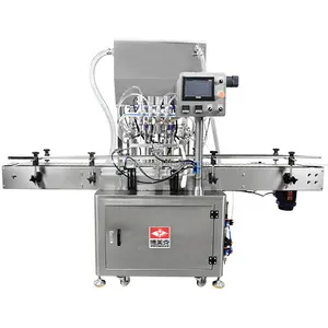 Precio de fábrica Bebida Alcohol Llenado de 4 cabezales Máquina automática de Llenado de líquidos Proporcionada 220V Equipo de llenado Producto líquido