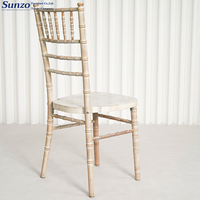 Chaise Chiavari style ferme empilable en bois pour restaurant, hôtel, mariage, événements extérieurs - Qualité professionnelle