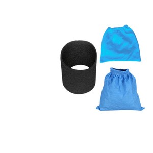 Cartouche filtrante en tissu bleu MV1, housse en éponge, pour aspirateur domestique Krcher WD1 WD2 WD3, 25cm x 26cm x 10cm, réutilisable - Product Image 3