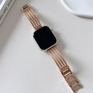 <span class=keywords><strong>Correa</strong></span> de pulsera de Metal a rayas de lujo para <span class=keywords><strong>Apple</strong></span> <span class=keywords><strong>Watch</strong></span> Band 38 <span class=keywords><strong>40</strong></span> 41 42 44 45 49 <span class=keywords><strong>Mm</strong></span> para Iwatch Ultra 2 <span class=keywords><strong>Se</strong></span> 9 8 7 6 5 <span class=keywords><strong>Correa</strong></span> - Product Image 5