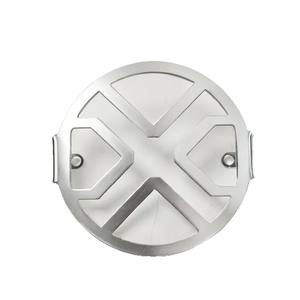 Protector de Luz Direccional Delantera para <span class=keywords><strong>Harley</strong></span> <span class=keywords><strong>Davidson</strong></span> Gliding, Carcasa Protectora de Aleación de Aluminio Plateada - Product Image 4