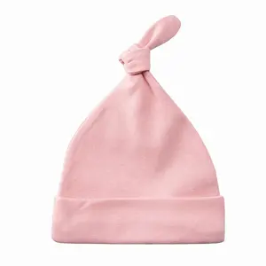 Topi rajut katun bayi, beanie katun untuk balita laki-laki perempuan 40g