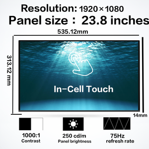 Pantalla LCD Táctil FHD de 23.8 Pulgadas LM238WF5-SSG1 SSA1 SSE5 SSA3 en Oferta para Panel de Monitor Todo en Uno - Product Image 2