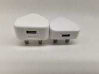 Chargeur mural USB 5V 2A 10W de haute qualité QC1.0, matériau ABS écologique, prise UK 3 broches pour téléphone portable et écouteurs