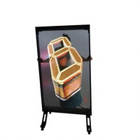 Écran LED transparent holographique 3D flexible invisible pour fenêtres en verre, intérieur, P3.91, P6.25, P8, P10