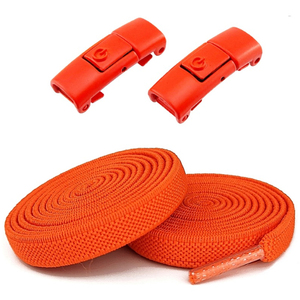 NOUVEAU Press <span class=keywords><strong>Shoe</strong></span> Buckle Lacets sans attache Lacets élastiques Sneaker Flat No Tie Shoelace Kids Adult Shoelace for Shoes - Product Image 5