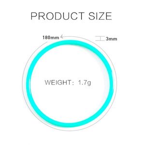 Pulsera de silicona para manualidades infantiles, banda elástica fina, lazo de goma para el pelo, cordón para atar el cabello - Product Image 2