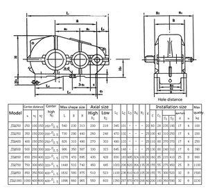 Reductor de Engranajes Ever-power Zq/pm/jzq250-jzq1000 Bibo Ever-power Jzq350, Caja de Engranajes de Alta Resistencia Zq350 para Grúa - Product Image 6