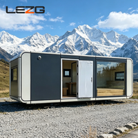Kiosque de réception modulaire préfabriqué Apple Cabin, comptoir de service portable antirouille pour entrée de parc et portail de chantier