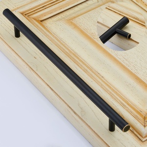 Modern <b>Copper</b> Gold Black Kitchen Bedroom Long Cabinet Handle High-quality Easy Installation Adjustable Pull Furniture Drawer - Product Image 6