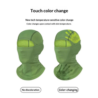Pasamontañas para Exteriores Resistente al Viento, con Cambio de Color Sensible a la Temperatura, Gorro Térmico Sensible al Calor para Unisex