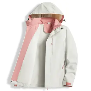 Custom Fashion Women Lightweight Waterproof Jacket Windbreaker Outdoor Jacket Outdoor Clothing Breathable Jacket