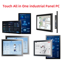 Monitor Industrial LCD de 8 Pulgadas y 21.5 Pulgadas, Pantalla Táctil de Pared con Protección IP65, Panel de Visualización para PC, para HMI Personalizado