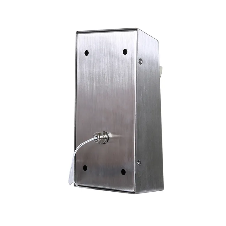 Popular Stainless Steel IP Phone Payphone Vandal Proof Telephone With Voice Control Button For Prison/Jail