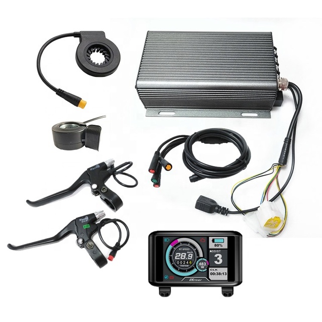 72v 100A Ebike Sabvoton Sinewave Controller 3000W 5000W 8000W Electric Bike Conversion Parts Kit