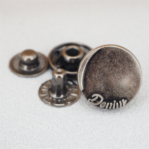 Jean Tack Nút Kim Loại Thay Thế Kit, Matte Bạc Kim Loại Túi Khóa Nút Từ Tính Cho Túi Xách - Product Image 3