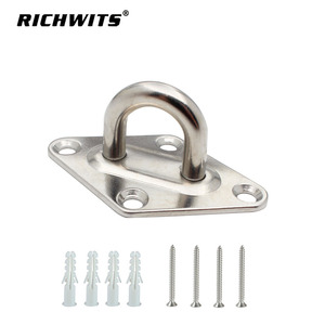 ตะขอแขวนประตูสแตนเลส RICHWITS รูปทรงเพชร 304 316 แผ่นตาไก่สำหรับงานทางทะเล ผิวขัดเงา - Product Image 4