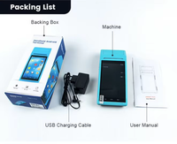 5.5 inç El Tipi POS Terminali Android 8.1 Mobil POS Cihazı 4G Wi-Fi NFC USB 58mm Yazıcı Tarayıcı 5MP Kamera Barkod Tarama