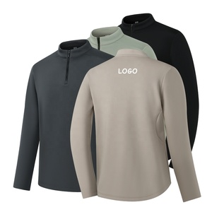 Sudaderas con capucha de media cremallera con estampado de alta calidad, suéter deportivo de manga larga para hombre, Jersey de <span class=keywords><strong>Golf</strong></span>, jersey de cuello alto con cremallera 1/4 - Product Image 4