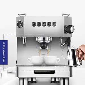 Filtre à lait classique italien semi-automatique cafetera faisant expresso spresso fabricant de filtre manuel machine à café expresso