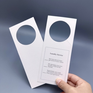Tarjetas Personalizadas para Colgar en la Puerta del Hotel, Impresas con Mensajes de No Molestar y Servicio de Limpieza para la Privacidad en el Sector Hotelero - Product Image 1
