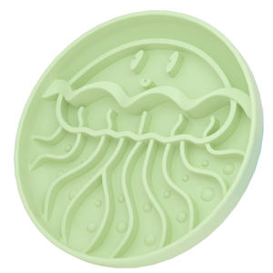 BPA Free durevole Silicone lento alimentatore ciotola per animali domestici nuova meduse a forma di lenta alimentazione in Silicone ciotola per cibo per cani - Product Image 3