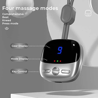 Appareil de massage du cou à suspendre avec télécommande sans fil, réglage de la chaleur à 3 niveaux et rechargeable par USB pour la relaxation quotidienne