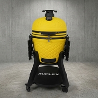 Barbecues en céramique de luxe AUPLEX XL Kamado 22 pouces Joe pour cuisine extérieure, fabriqués pour l'extérieur