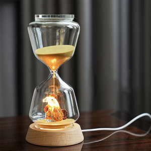 Reloj de arena tridimensional para animales, temporizador, luz nocturna, quince minutos, adorno para el hogar, horas luminosas para la decoración del hogar - Product Image 6
