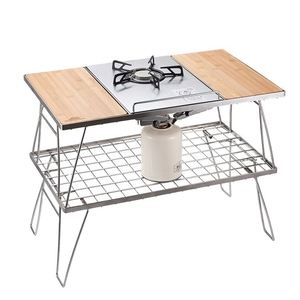 Outdoor Camping Multifunctional Stainless Steel Barbecue <b>Table</b> Convenient Outdoor Furniture Modern Easy Carrying - Product Image 1
