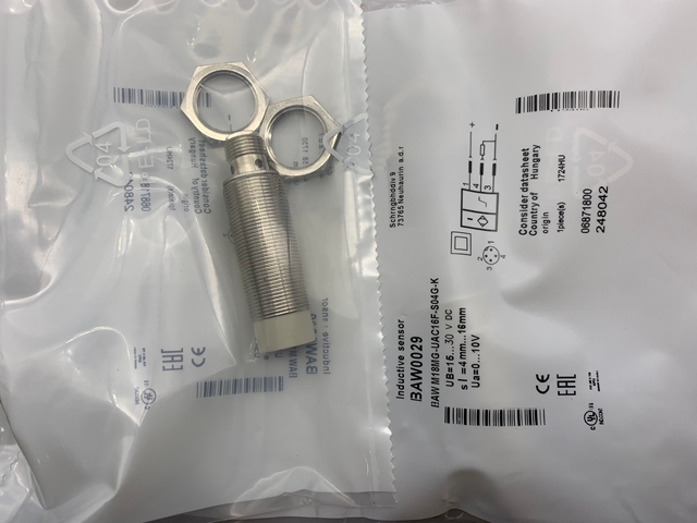 New Proximity Switch Sensor in Stock BAW M18MG-UAC16F-S04G-K High Quality Seller One-year Warranty