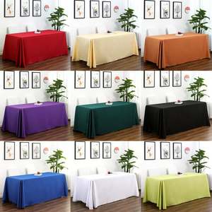 Vente en gros de nappes rectangulaires de luxe personnalisées pour mariage, nappe en polyester élasthanne de haute qualité - Product Image 4
