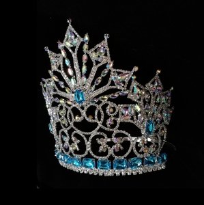 มงกุฎนางงามประดับพลอยเทียมมงกุฎนางงามมงกุฎนางงามขนาดใหญ่ - Product Image 6