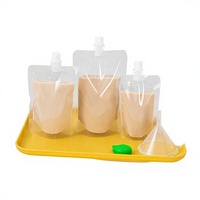 Sachets Doypack jetables à bec verseur de qualité alimentaire pour lait de soja, thé au lait, boissons, sauces, produits de médecine traditionnelle chinoise et produits conditionnés en portions, Chaozhou