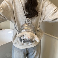 Nouveau Sac à Dos et Sac à Bandoulière Lapin Mignon à Longues Oreilles pour Filles, Sac à Main pour Étudiantes, Cadeau d'Anniversaire, Vente en Gros