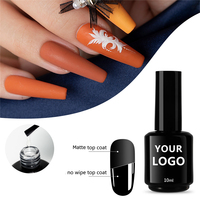 Vernis à ongles professionnel UV Gel – Base Coat sans résidu, Top Coat haute brillance, Top Coat couleur transparente, Top Coat mat, Top Coat gel pailleté