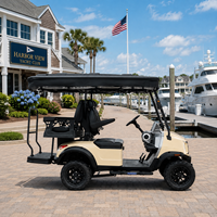 Voiturette de golf électrique durable, véhicule utilitaire 4 places, voiturettes de golf électriques à vendre