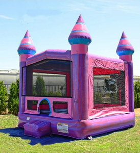 Castillo Inflable para Fiestas, <span class=keywords><strong>Alquiler</strong></span> de Juegos Inflables para Exteriores, Casa de Brinco Azul, Brincolín Inflable de PVC, Castillo Inflable - Product Image 5