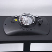Cadre de lit en acier de haute qualité, élégant, pliable, extensible, pivotant, réglable, portable, assemblé, taille Queen ou King, avec éclairage LED