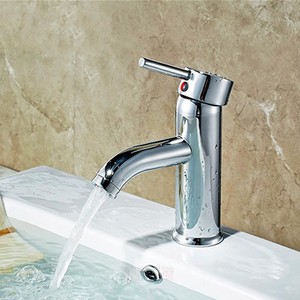 Grifo monomando moderno para lavabo con válvula de cerámica, acabado cromado, montaje en cubierta, grifo de un solo orificio para fregadero - Product Image 3